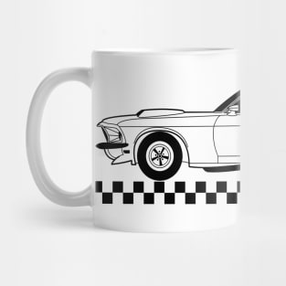 Black Mustang Mug